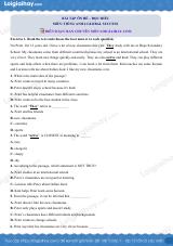 Bài tập Đọc hiểu Tiếng Anh 6 - Global Success